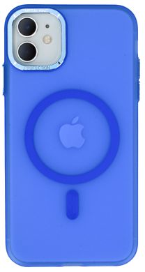 Чехол матовый Skin-feeling з MagSafe для IPhone 11 (BLUE)