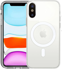 Чехол Clear Case with MagSafe для iPhone XS Max (Прозрачный)