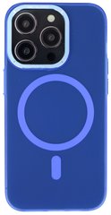 Чохол матовий Skin-feeling з MagSafe для iPhone 14 pro max (BLUE)
