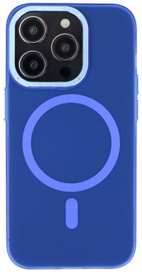 Чехол матовый Skin-feeling з MagSafe для IPhone 14 pro max (BLUE)