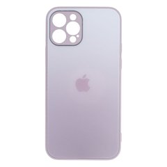 Чохол Glass Matte Gradient для iPhone 12 Pro (Білий)