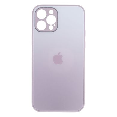 Чехол Glass Matte Gradient для iPhone 12 Pro (Белый)