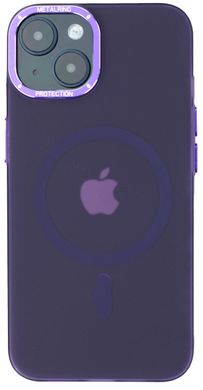 Чехол матовый Skin-feeling з MagSafe для IPhone 13 (Purpure)