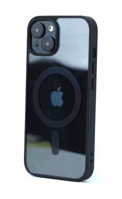 Чохол прозорий Clear Case with MagSafe для IPhone 14 (Black)