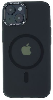 Чехол матовый Skin-feeling з MagSafe для IPhone 13 (BLACK)