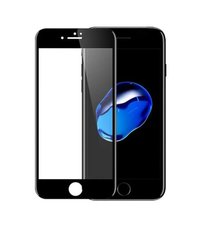 Защитное стекло 10D для iPhone 7, 8, SE (Черное)