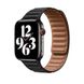 Шкіряний ремінець Magnetick Leather на Apple Watch 38/40/41 (Black)
