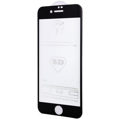 Защитное стекло для iPhone 7 plus | 8 plus full glue (Чёрное)