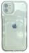 Чехол прозрачный c карманом для iPhone 12 с белым ободком