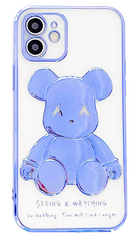 Прозорий чохол Violent bear для iPhone 11 (Violet)