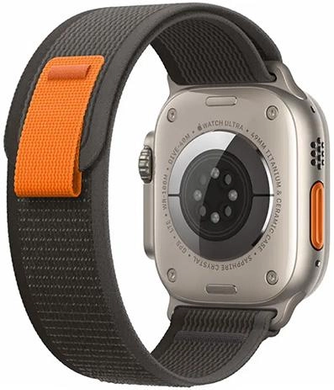 Ремінець Trail Loop на Apple Watch 42/ 44/ 45 / 49 (Black+Grey)