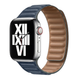 Шкіряний ремінець Magnetick Leather на Apple Watch 38/40/41 (Dark Blue )