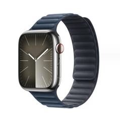 Ремешек Magnetic Link Weave для Apple Watch 42/ 44/ 45 / 49 (Pacific Blue)
