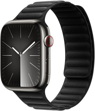 Ремінець Magnetic Link Weave для Apple Watch 42/ 44/ 45 / 49 (Black)