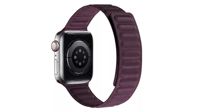 Ремешек Magnetic Link Weave для Apple Watch 42/ 44/ 45 / 49 (Mulberry)