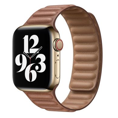 Кожаный ремешок  Magnetick Leather Apple Watch 42/ 44/ 45 (Brown)