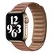 Шкіряний ремінець Magnetick Leather на Apple Watch 42/ 44/ 45 (Brown)