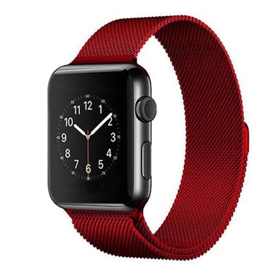 Ремінець Milanese Loop на Apple Watch 38/40/41 (Red)