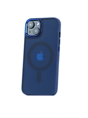 Чехол Clear Case Matte with MagSafe для IPhone 14 PLUS (Blue)