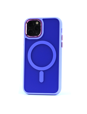 Чехол Clear Case Matte with MagSafe для IPhone 11 PRO (Purple)