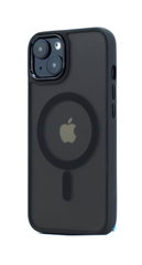 Чехол Clear Case Matte with MagSafe для IPhone 14 PLUS (Black)