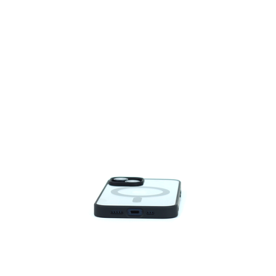 Чохол прозорий Clear Case with MagSafe для IPhone 12 MINI (black)