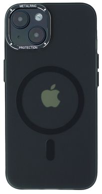 Чехол матовый Skin-feeling з MagSafe для IPhone 14 (BLACK)