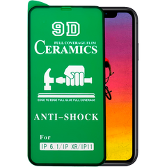 Керамічне захисне скло 9D Ceramics для iPhone XR