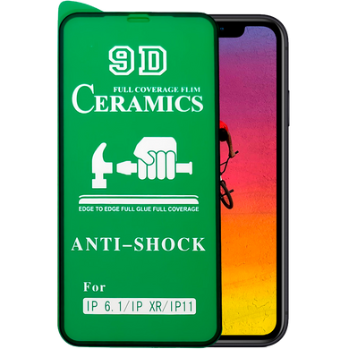 Керамическое защитное стекло 9D Ceramics для iPhone XR