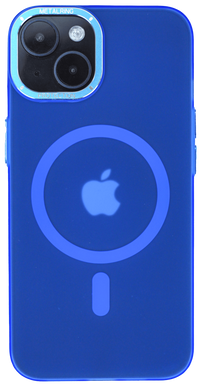 Чехол матовый Skin-feeling з MagSafe для IPhone 13 (BLUE)