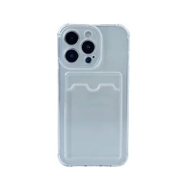 Чехол прозрачный Transparent With Pocket для iPhone 11 Pro Max