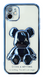 Прозорий чохол Violent bear для iPhone 12 (BLUE)