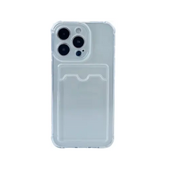 Чехол прозрачный Transparent With Pocket для iPhone 13 Pro Max