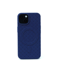 Плетений чохол для iPhone 13 з MagSafe (Синій)