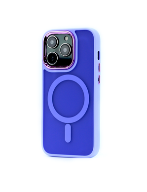 Чехол Clear Case Matte with MagSafe для IPhone 14 PRO MAX (Purple)