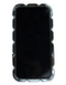 Чехол с объемным с ремнем Egg waffle electroplated для iPhone 14 pro (Silver)
