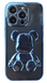 Прозорий чохол Violent bear для iPhone 12 pro max (BLUE)