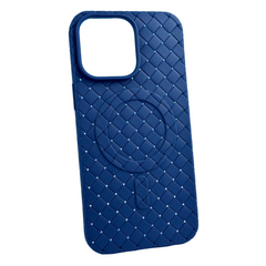 Плетений чохол для iPhone 13 Pro (Синій)
