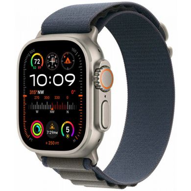 Ремешок Alpine Loop для Apple Watch 42/44/45/49 (Official Blue)