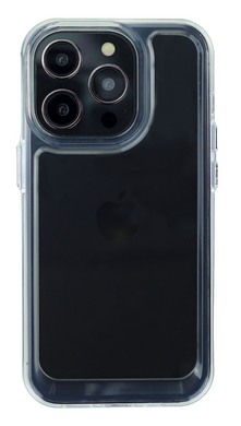 Прозорий чохол Space case з глянцевим обідком на iPhone 14 Pro (CLEAR)