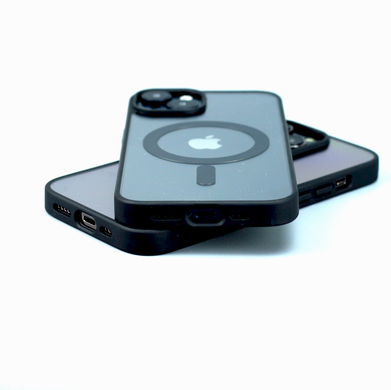Чехол Clear Case Matte with MagSafe для IPhone ХR (Black)