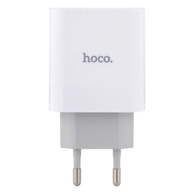 Сетевое зарядное устройство Hoco C80A PD20W + QC 3.0 белый (Быстрая зарядка)