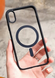 Чехол прозрачный Clear Case with MagSafe для IPhone Х/XS (Black)
