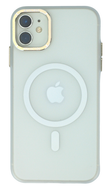 Чохол матовий Skin-feeling з MagSafe для iPhone 11 (WHITE)