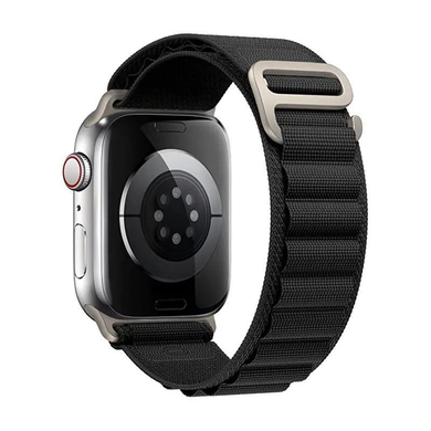 Ремінець Alpine Loop на Apple Watch 42 | 44 | 45 | 49 mm (Black)