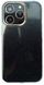 Чехол градиент с блестками для iPhone 15 Pro Max (Black)