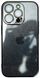 Прозрачный чехол с блестками для iPhone 15 Pro Max с защитой камеры
