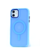 Чехол Clear Case Matte with MagSafe для IPhone 12 (Light Blue)