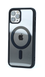 Чехол прозрачный Clear Case with MagSafe для IPhone 12 PRO MAX (Black)